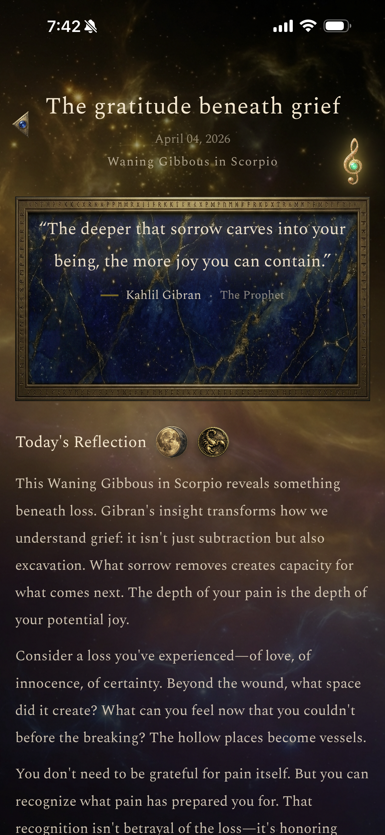 Daily reflections