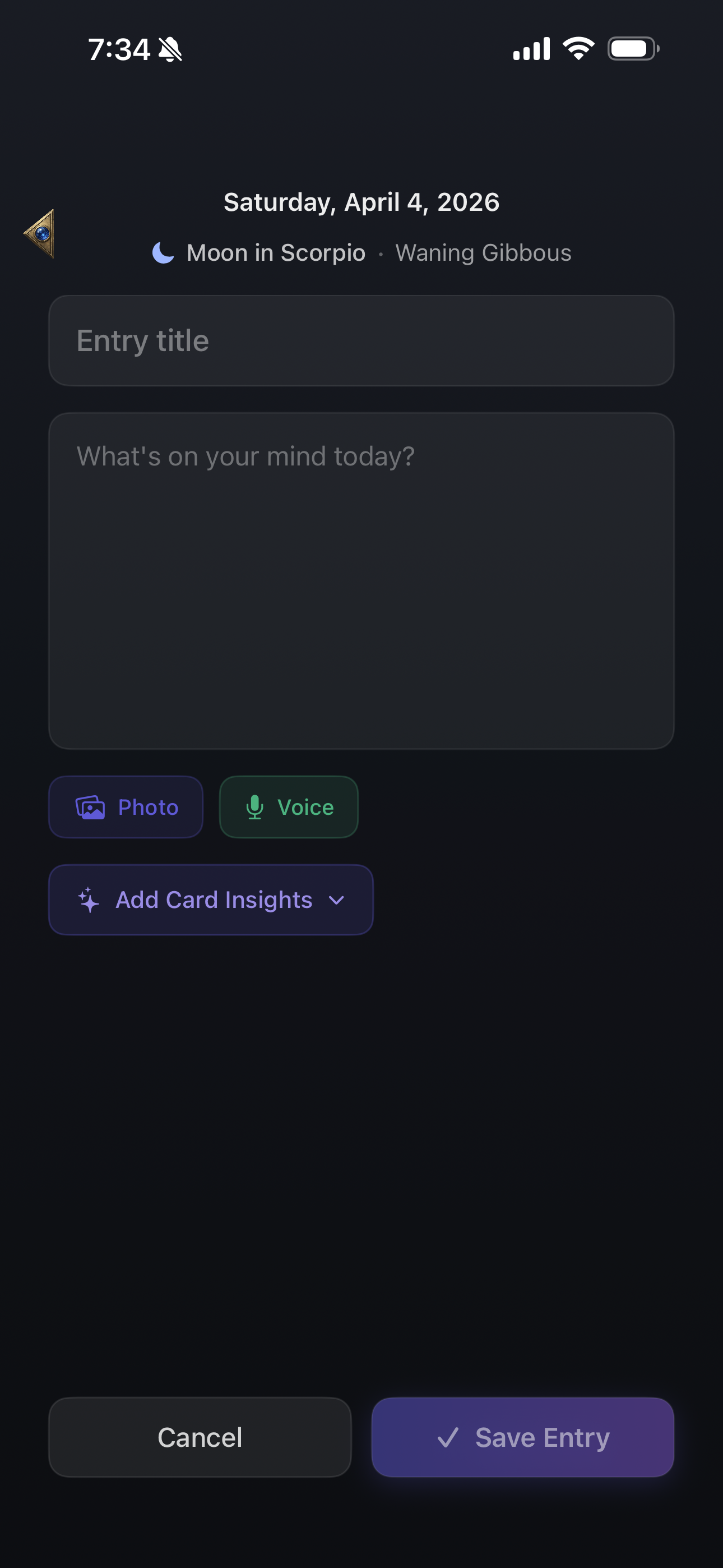 Journal entry
